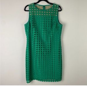 Lauren Ralph Lauren Melia Dot-Lace Sheath Dress